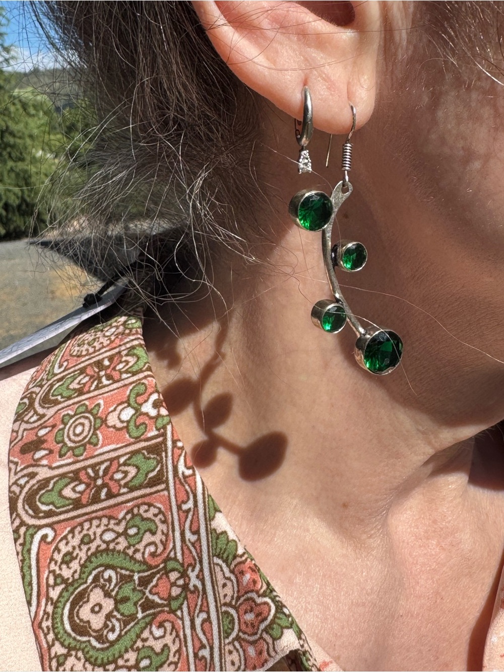 Green Quartz 925 Sterling Silver Earrings